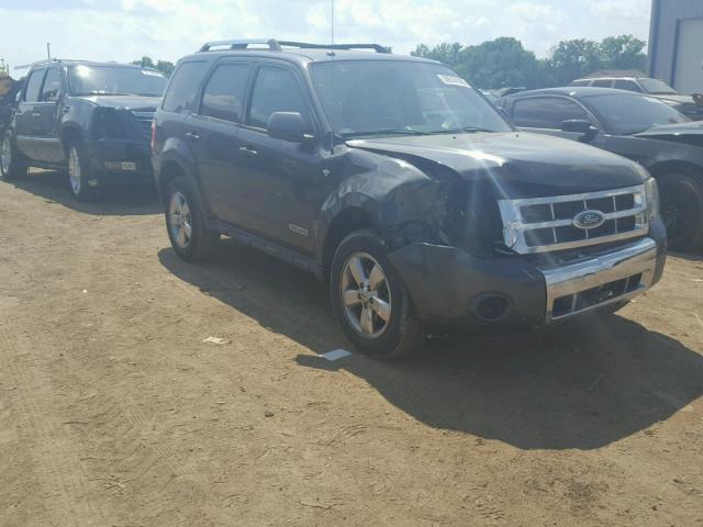 1FMCU04138KB00514 - 2008 FORD ESCAPE LIM CHARCOAL photo 1