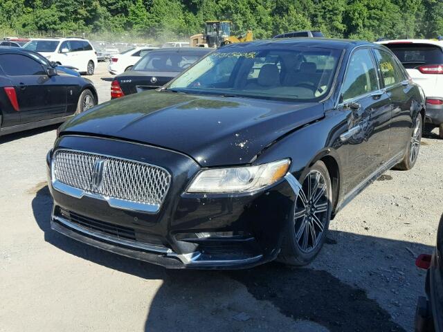 1LN6L9RP7H5611899 - 2017 LINCOLN CONTINENTA Қара фото 2