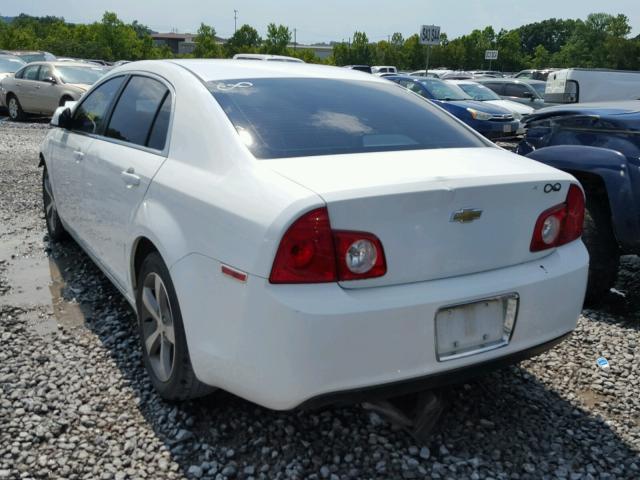 1G1ZC5EU8BF160580 - 2011 CHEVROLET MALIBU 1LT 白色 照片 3