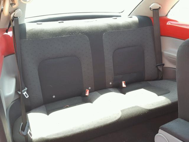 3VWCB21C01M463148 - 2001 VOLKSWAGEN NEW BEETLE 红色 照片 6