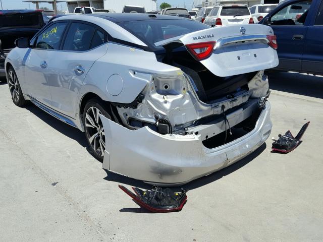 1N4AA6AP3GC415604 - 2016 NISSAN MAXIMA 3.5 SILVER photo 3