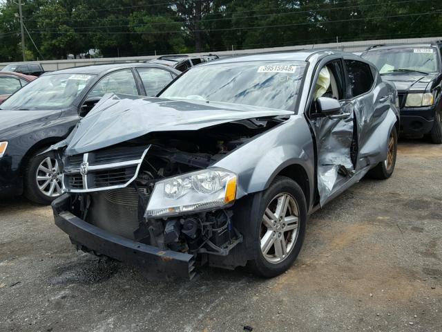 1B3CC1FB9AN175520 - 2010 DODGE AVENGER EX BLUE photo 2