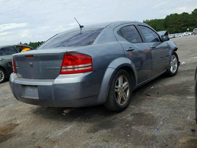 1B3CC1FB9AN175520 - 2010 DODGE AVENGER EX BLUE photo 4