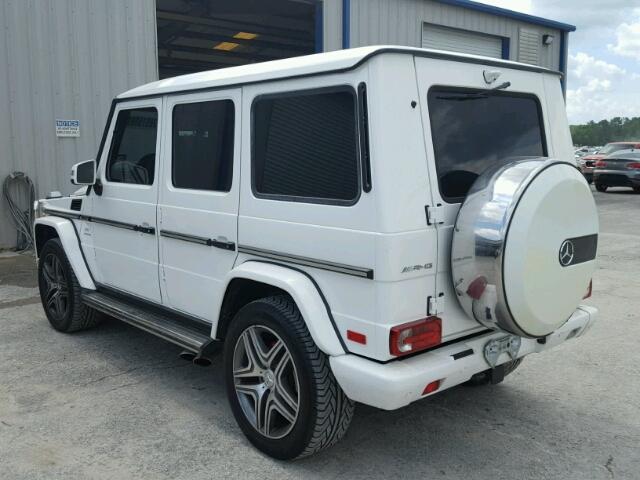 WDCYC7DF9GX243447 - 2016 MERCEDES-BENZ G 63 AMG WHITE photo 3