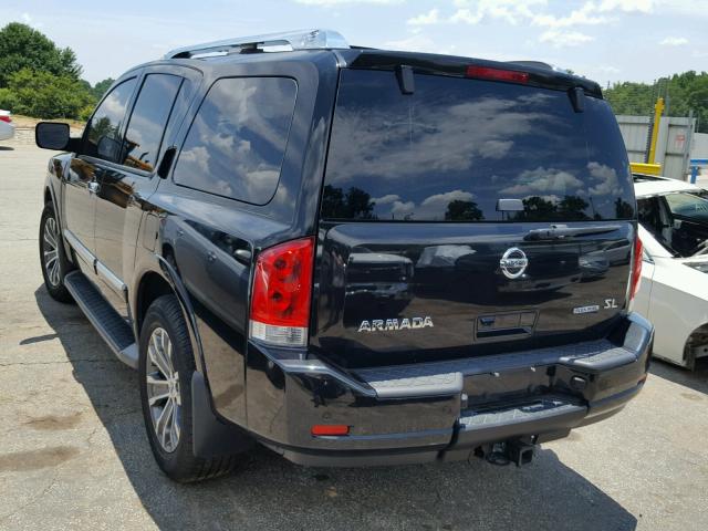 5N1BA0ND1FN613091 - 2015 NISSAN ARMADA SV BLACK photo 3