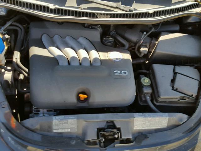 3VWBC21C1YM462738 - 2000 VOLKSWAGEN NEW BEETLE შავი ფოტო 7