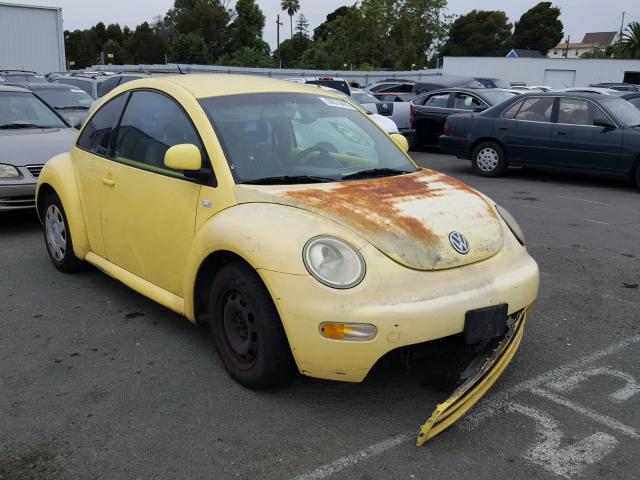 3VWBA21C6YM496857 - 2000 VOLKSWAGEN NEW BEETLE 黄色 照片 1