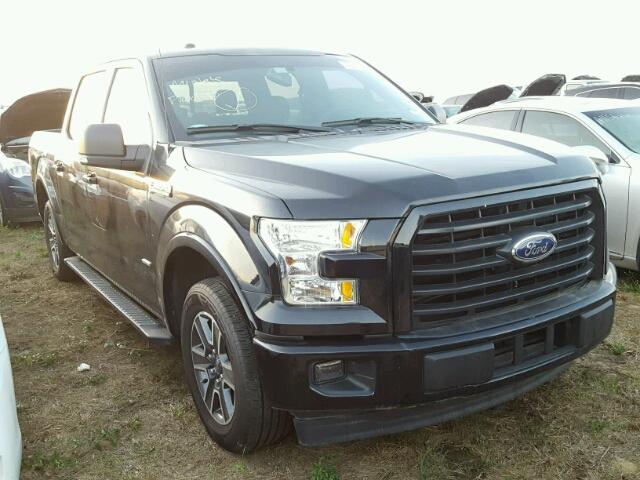 1FTEW1CP1HKC60247 - 2017 FORD F150 SUPER BLACK photo 1