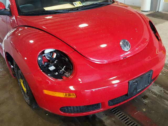 3VWRW3AL1AM007681 - 2010 VOLKSWAGEN NEW BEETLE წითელი ფოტო 9