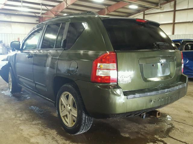 1J8FF47W88D516310 - 2008 JEEP COMPASS SP GREEN photo 3