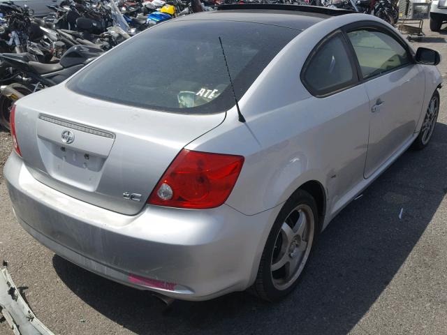 JTKDE177270186140 - 2007 TOYOTA SCION TC 银色 照片 4