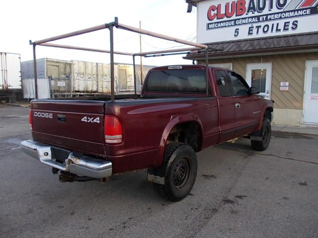 1B7GG22X01S306637 - 2001 DODGE DAKOTA BURGUNDY photo 4