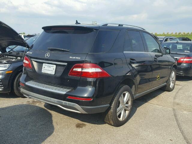 4JGDA2EB2CA003397 - 2012 MERCEDES-BENZ ML 350 BLU BLACK photo 4