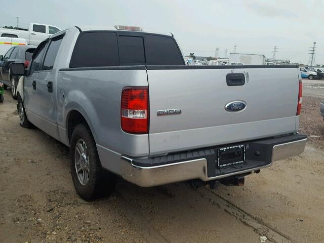 1FTRW12W26KC10626 - 2006 FORD F150 SUPER SILVER photo 3