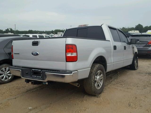 1FTRW12W26KC10626 - 2006 FORD F150 SUPER SILVER photo 4