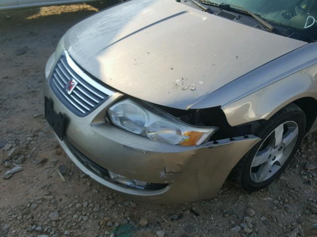 1G8AL55F36Z158465 - 2006 SATURN ION LEVEL TAN photo 9