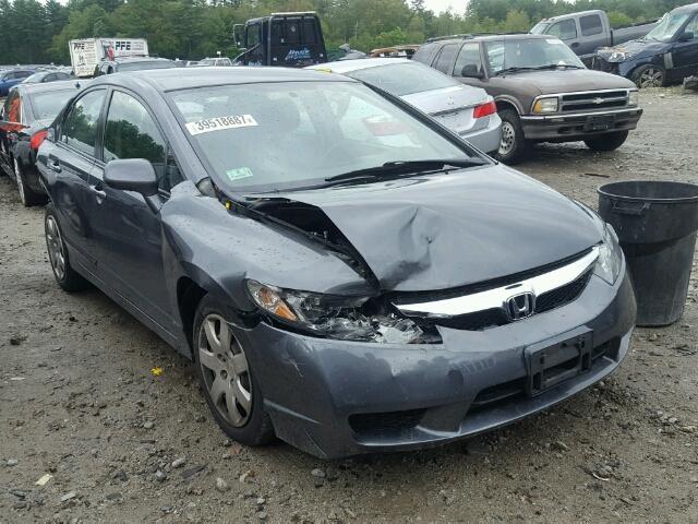 2HGFA16569H536509 - 2009 HONDA CIVIC LX GRAY photo 1