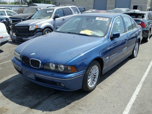 WBADN63422GN87085 - 2002 BMW 540 I AUTO BLUE photo 2