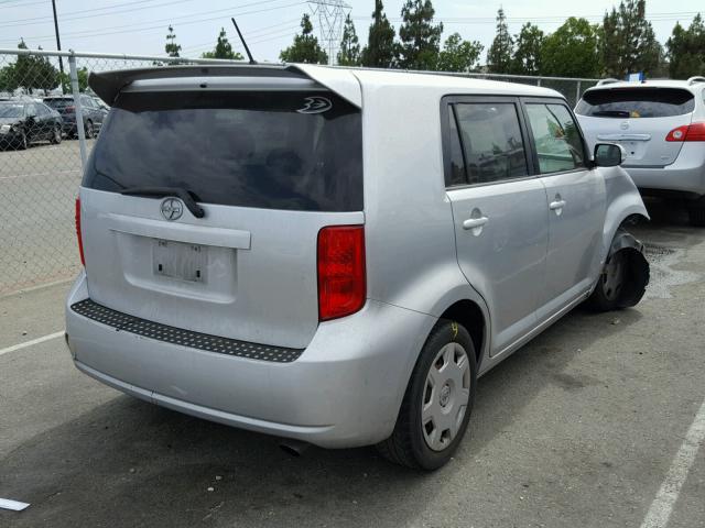 JTLKE50E981019207 - 2008 TOYOTA SCION XB Күміс фото 4