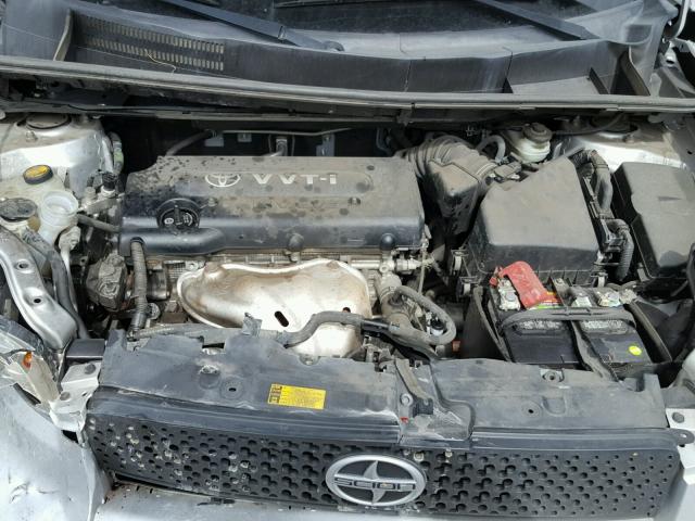 JTLKE50E981019207 - 2008 TOYOTA SCION XB Күміс фото 7