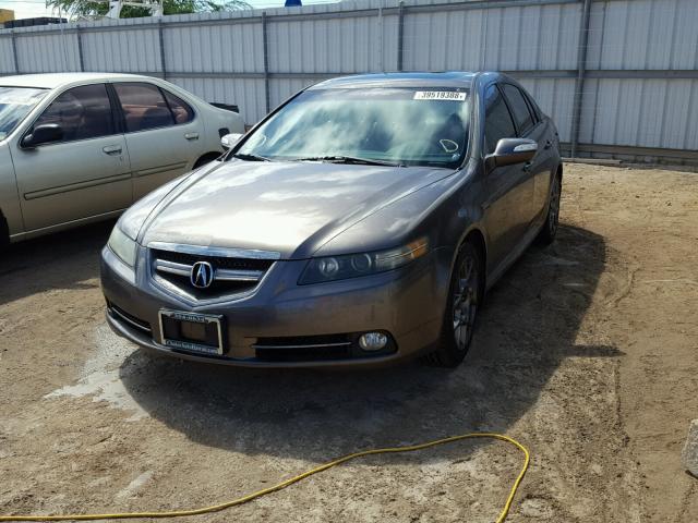 19UUA76587A013790 - 2007 ACURA TL TYPE S BROWN photo 2