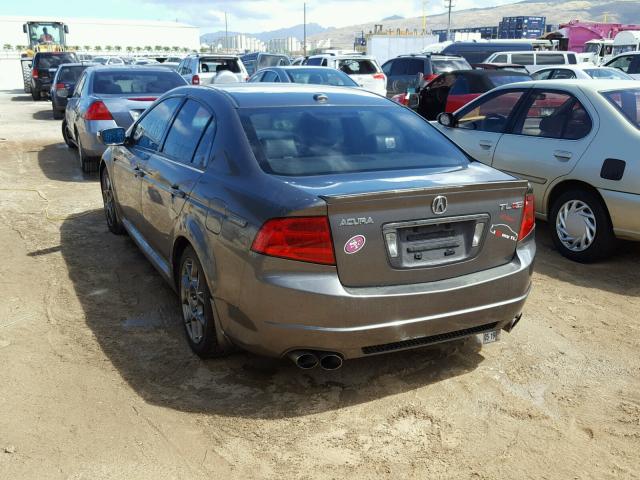 19UUA76587A013790 - 2007 ACURA TL TYPE S BROWN photo 3