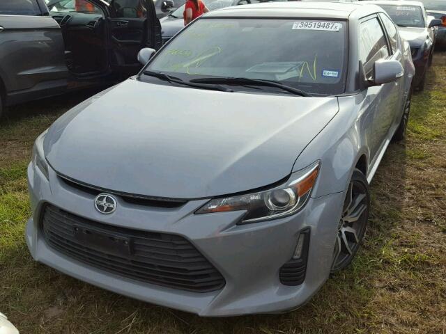 JTKJF5C73E3074911 - 2014 TOYOTA SCION TC GRAY photo 2