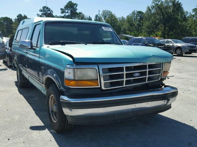 1FTEF15N5RNA98134 - 1994 FORD F150 GREEN photo 1