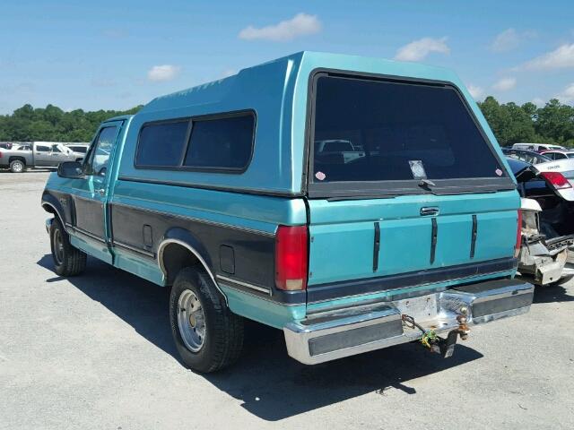 1FTEF15N5RNA98134 - 1994 FORD F150 GREEN photo 3