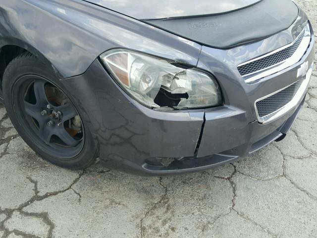 1G1ZA5EU9BF152641 - 2011 CHEVROLET MALIBU LS ნაცრისფერი ფოტო 9