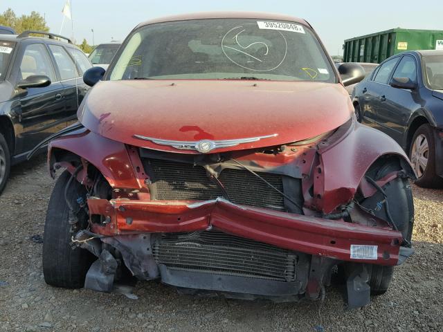 3A4FY58BX7T503449 - 2007 CHRYSLER PT CRUISER RED photo 9