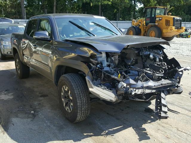 5TFCZ5AN1GX041846 - 2016 TOYOTA TACOMA DOU GRAY photo 1