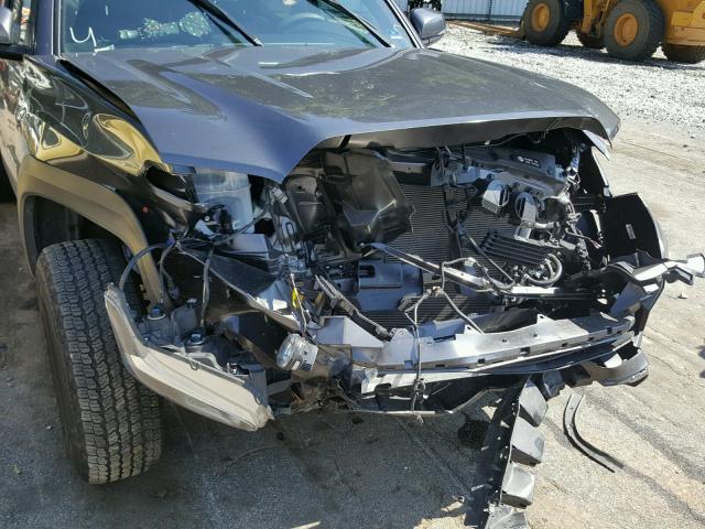 5TFCZ5AN1GX041846 - 2016 TOYOTA TACOMA DOU GRAY photo 9