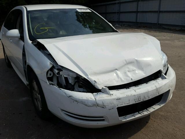 2G1WF5EK0B1143515 - 2011 CHEVROLET IMPALA LS WHITE photo 9