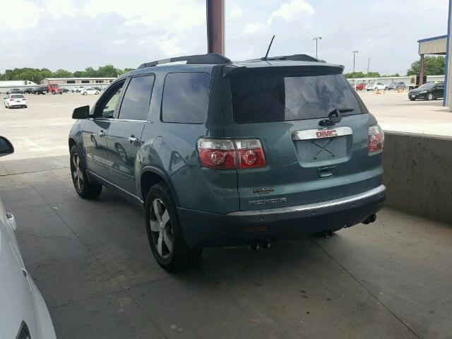 1GKLRMED1AJ117026 - 2010 GMC ACADIA SLT 绿色 照片 3