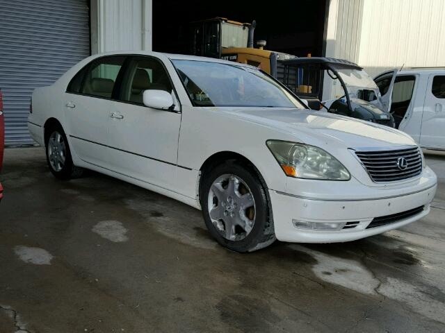 JTHBN36F040158883 - 2004 LEXUS LS WHITE photo 1