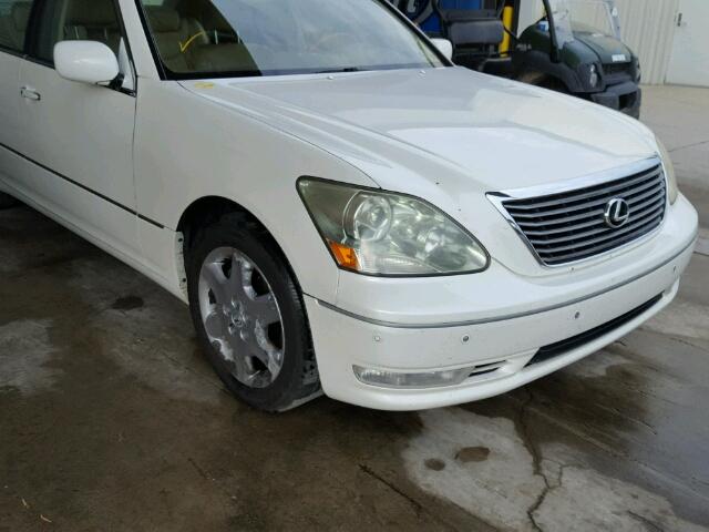 JTHBN36F040158883 - 2004 LEXUS LS WHITE photo 9