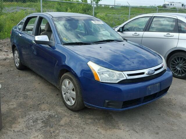 1FAHP34N38W202500 - 2008 FORD FOCUS S/SE BLUE photo 1