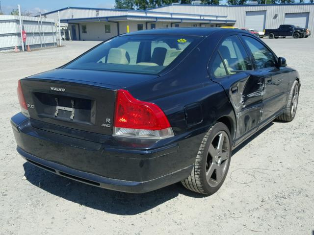 YV1RH527852440299 - 2005 VOLVO S60 R ლურჯი ფოტო 4