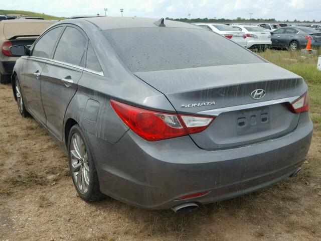 5NPEC4AC1BH049565 - 2011 HYUNDAI SONATA GRAY photo 3