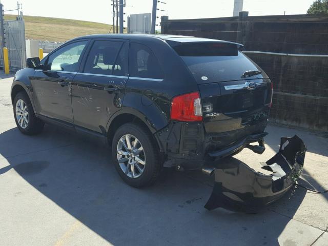 2FMDK4KC5BBA81715 - 2011 FORD EDGE LIMIT BLACK photo 3