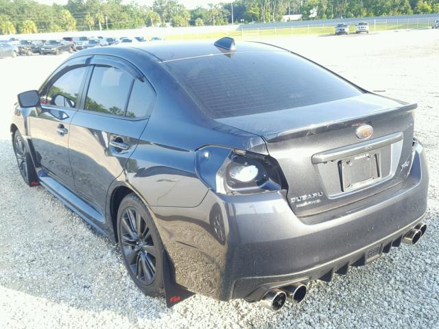 JF1VA1B69G9829378 - 2016 SUBARU WRX GRAY photo 3