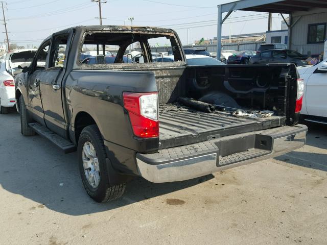 1N6AA1EK8HN512151 - 2017 NISSAN TITAN S BLACK photo 3