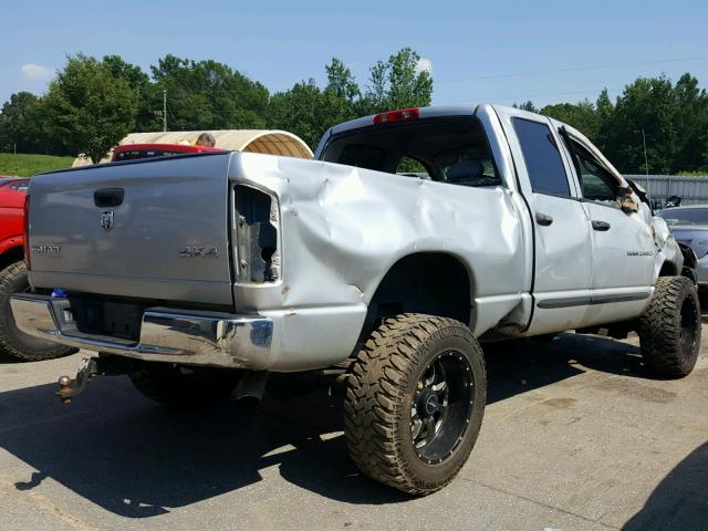 3D7KS28C06G169748 - 2006 DODGE RAM 2500 S SILVER photo 4