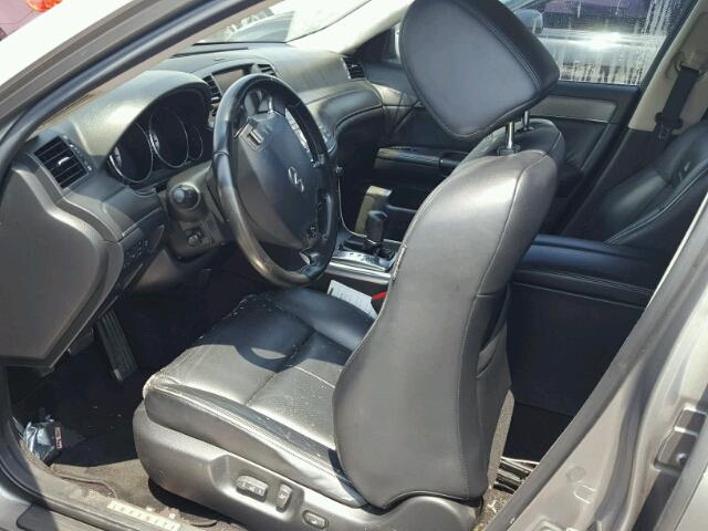 JN1CY0AP9AM911202 - 2010 INFINITI M35 BASE GRAY photo 5