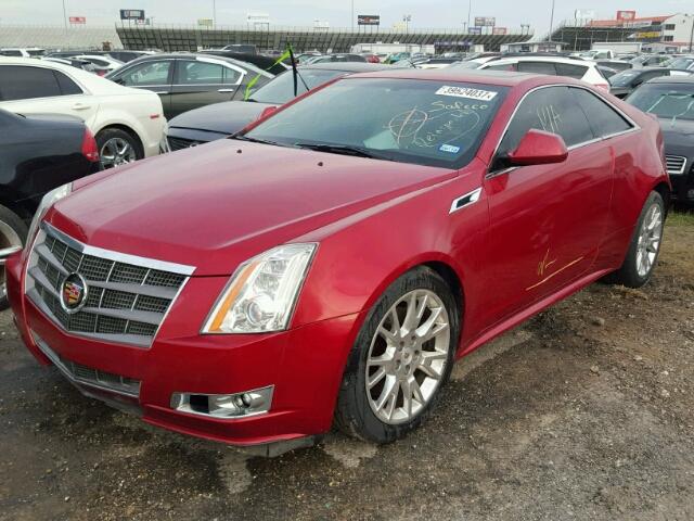 1G6DP1ED9B0128399 - 2011 CADILLAC CTS RED photo 2