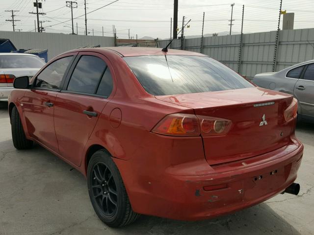 JA3AU16UX8U035706 - 2008 MITSUBISHI LANCER DE RED photo 3