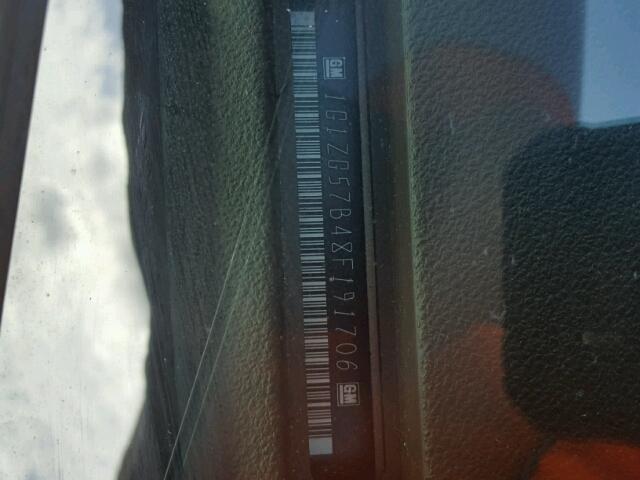 1G1ZG57B48F191706 - 2008 CHEVROLET MALIBU LS GOLD photo 10