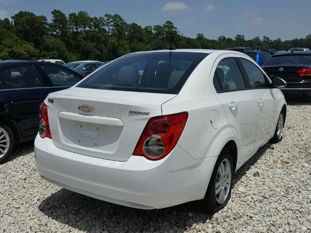 1G1JA5SH7C4203068 - 2012 CHEVROLET SONIC LS 白色 照片 4