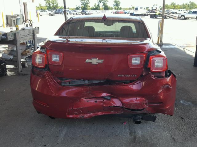 1G11H5SL2EF111079 - 2014 CHEVROLET MALIBU LTZ 红色 照片 9